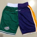 NBA Lakers vs Celtics Split Just don shorts